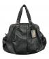 DOLCE & GABBANA (ドルチェ＆ガッバーナ) MISS CURLY　レザーハンドバッグ ブラック：18000円