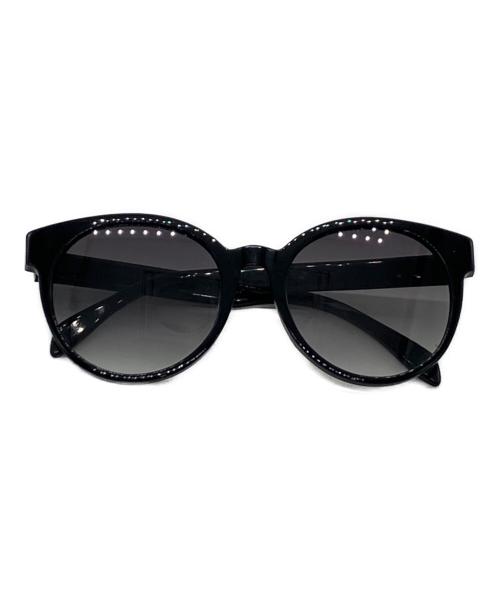 ALEXANDER McQUEEN（アレキサンダーマックイーン）ALEXANDER McQUEEN (アレキサンダーマックイーン) サイドロゴサングラス ブラック サイズ:54-21-145の古着・服飾アイテム