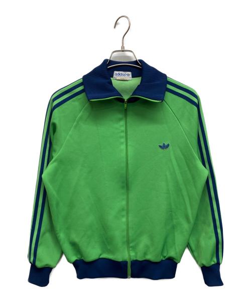 adidas（アディダス）adidas (アディダス) 80's ヴィンテージトラックジャケット デサント製 グリーン サイズ:4の古着・服飾アイテム