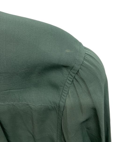 Acne studios（アクネ ストゥディオズ）ACNE STUDIOS (アクネ ストゥディオズ) stune tech シャツ グリーン サイズ:46の古着・服飾アイテム