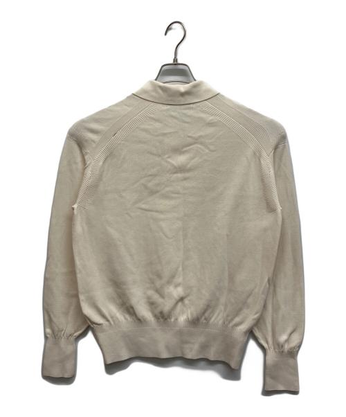TOMORROW LAND tricot（トゥモローランド トリコ）TOMORROW LAND tricot (トゥモローランド トリコ) コットンカノコ ニットポロシャツ アイボリー サイズ:sの古着・服飾アイテム