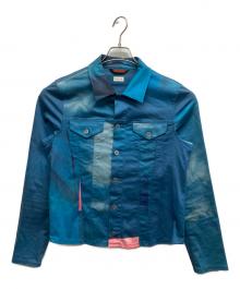 PAUL SMITH（ポールスミス）の古着「グラデーショントラッカージャケット」｜ブルー