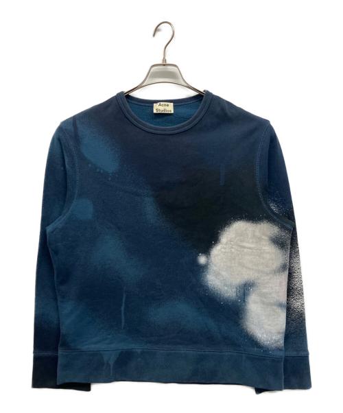 Acne studios（アクネ ストゥディオズ）Acne studios (アクネ ストゥディオズ) CAMPUS CONCRETEスウェット ネイビー サイズ:Sの古着・服飾アイテム