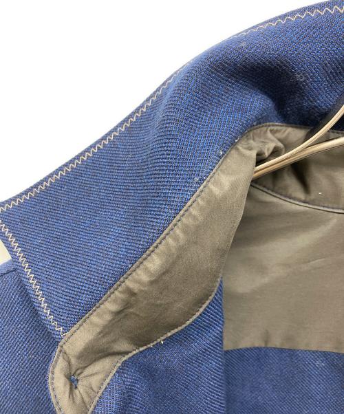 ALLEGE（アレッジ）ALLEGE (アレッジ) ウールステッチシャツ ネイビー サイズ:1の古着・服飾アイテム