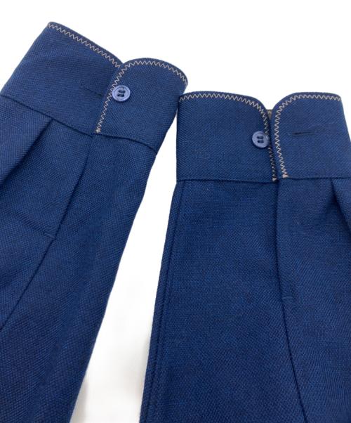 ALLEGE（アレッジ）ALLEGE (アレッジ) ウールステッチシャツ ネイビー サイズ:1の古着・服飾アイテム