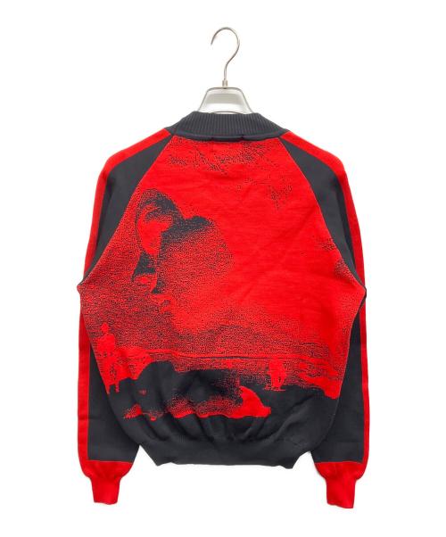 shoop（シュープ）shoop (シュープ) Kishin Shinoyama (篠山紀信) 28 GIRLS JACQUARD JUMPER レッド サイズ:Lの古着・服飾アイテム