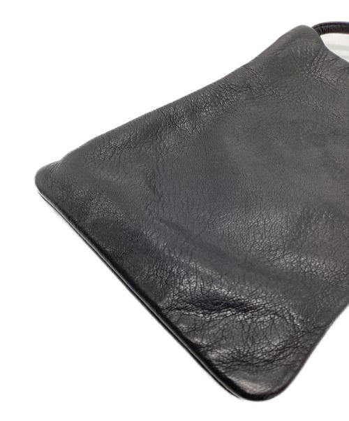 Aeta（アエタ）Aeta (アエタ) DEER LEATHER FLAT POUCH SHOULDER ブラック サイズ:下記参照の古着・服飾アイテム