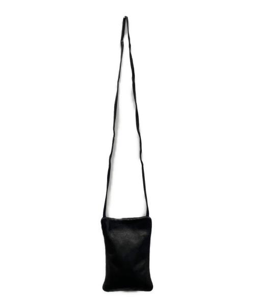 Aeta（アエタ）Aeta (アエタ) DEER LEATHER FLAT POUCH SHOULDER ブラック サイズ:下記参照の古着・服飾アイテム