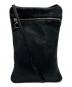 Aeta（アエタ）の古着「DEER LEATHER FLAT POUCH SHOULDER」｜ブラック