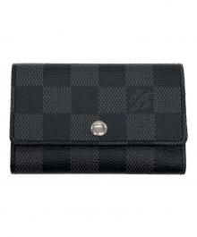 LOUIS VUITTON（ルイ ヴィトン）の古着「ダミエ ミュルティクレ6キーケース」｜ブラック