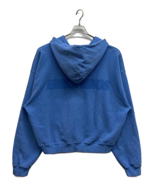 EMESTUDIOS（-）EMESTUDIOS (-) サーマルジップフーディ ブルー サイズ:Lの古着・服飾アイテム