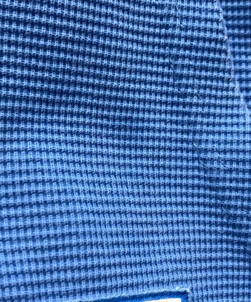 EMESTUDIOS（-）EMESTUDIOS (-) サーマルジップフーディ ブルー サイズ:Lの古着・服飾アイテム