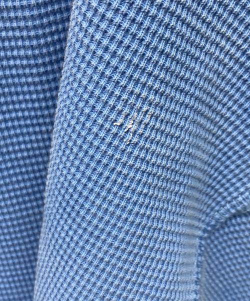 EMESTUDIOS（-）EMESTUDIOS (-) サーマルジップフーディ ブルー サイズ:Lの古着・服飾アイテム