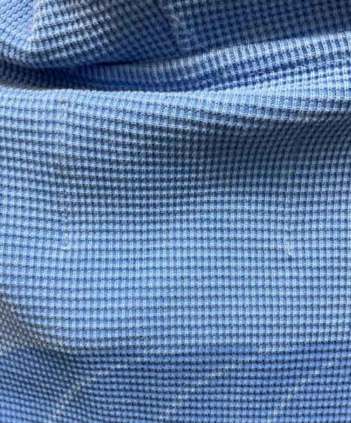 EMESTUDIOS（-）EMESTUDIOS (-) サーマルジップフーディ ブルー サイズ:Lの古着・服飾アイテム