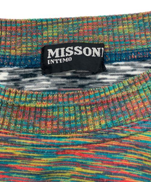 missoni（ミッソーニ）MISSONI (ミッソーニ) 総柄チュニックカットソー マルチカラー サイズ:Freeの古着・服飾アイテム