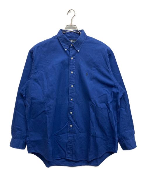 RALPH LAUREN（ラルフローレン）RALPH LAUREN (ラルフローレン)  BLAIRE　ボタンダウンシャツ ブルー サイズ:XLの古着・服飾アイテム