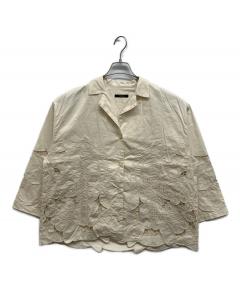 中古・古着通販】TICCA (ティッカ) 別注リネン半袖エンブロイダリー