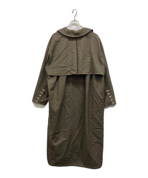 Ameri（アメリ）AMERI (アメリ) WAVE FRONT OVER COAT オリーブ サイズ:Sの古着・服飾アイテム
