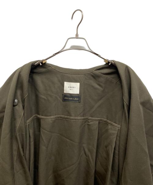 Ameri（アメリ）AMERI (アメリ) WAVE FRONT OVER COAT オリーブ サイズ:Sの古着・服飾アイテム