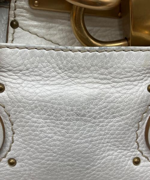 Chloe（クロエ）Chloe (クロエ) パディントンMINIハンドバッグ ホワイト サイズ:下記参照の古着・服飾アイテム