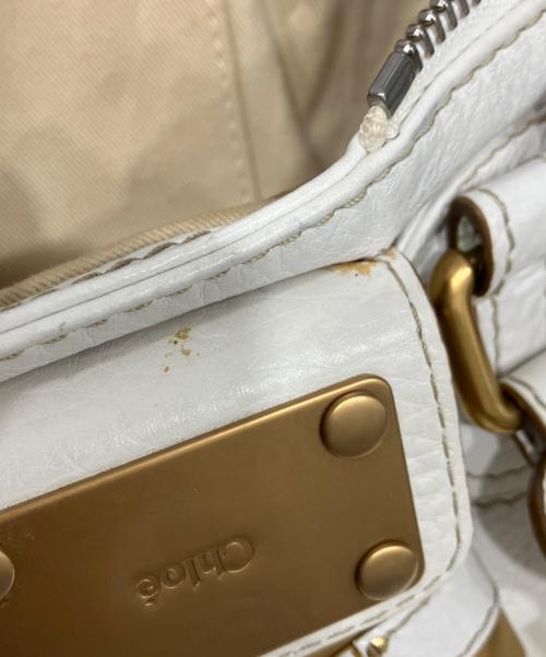 Chloe（クロエ）Chloe (クロエ) パディントンMINIハンドバッグ ホワイト サイズ:下記参照の古着・服飾アイテム