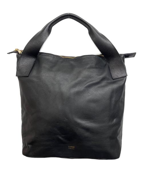russet（ラシット）russet (ラシット) スラウチソフトレザートートバッグ ブラック サイズ:下記参照の古着・服飾アイテム