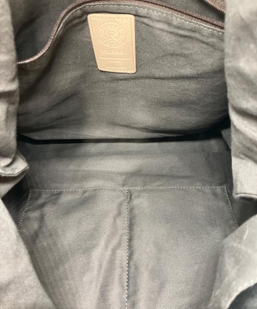 russet（ラシット）russet (ラシット) スラウチソフトレザートートバッグ ブラック サイズ:下記参照の古着・服飾アイテム