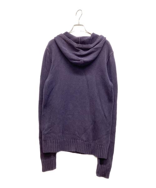 POLO RALPH LAUREN（ポロ・ラルフローレン）POLO RALPH LAUREN (ポロ・ラルフローレン) 星条旗ニットパーカー ネイビー サイズ:XLの古着・服飾アイテム
