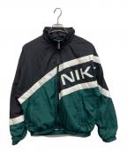 NIKEナイキ）の古着「90's オールドビッグロゴナイロンジャケット」｜グリーン