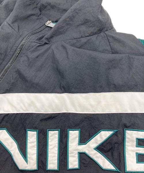 NIKE（ナイキ）NIKE (ナイキ) 90's オールドビッグロゴナイロンジャケット グリーン サイズ:Mの古着・服飾アイテム