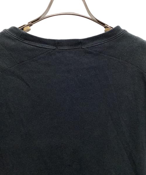 POLO RALPH LAUREN（ポロ・ラルフローレン）POLO RALPH LAUREN (ポロ・ラルフローレン) ブルドッグパッチスウェット ブラック サイズ:Lの古着・服飾アイテム