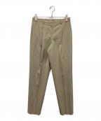theoryセオリー）の古着「Traceable Wool Pleat Treeca GB」｜ベージュ