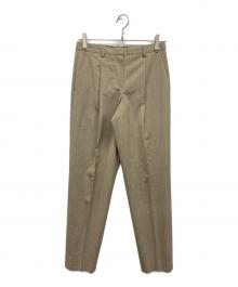 theory（セオリー）の古着「Traceable Wool Pleat Treeca GB」｜ベージュ