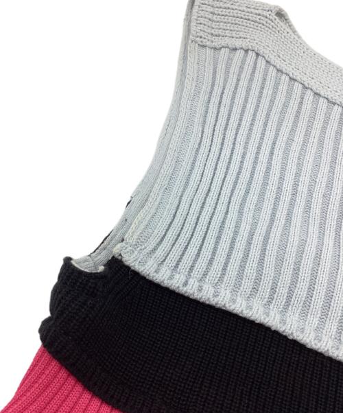 sacai（サカイ）sacai (サカイ) マルチドッキングノースリーブニット マルチカラー サイズ:2の古着・服飾アイテム