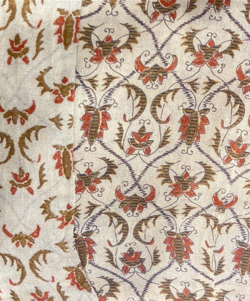 DRIES VAN NOTEN（ドリスヴァンノッテン）DRIES VAN NOTEN (ドリスヴァンノッテン) 総柄ラップスカート ベージュ サイズ:36の古着・服飾アイテム