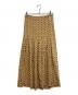 DRIES VAN NOTEN (ドリスヴァンノッテン) 総柄ラップスカート ベージュ サイズ:36：10000円