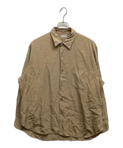 STEVEN ALAN（スティーブンアラン）STEVEN ALAN (スティーブンアラン) A DRESS REGULAR COLLAR SHIRT　レギュラーカラーシャツ ベージュ サイズ:Lの古着・服飾アイテム