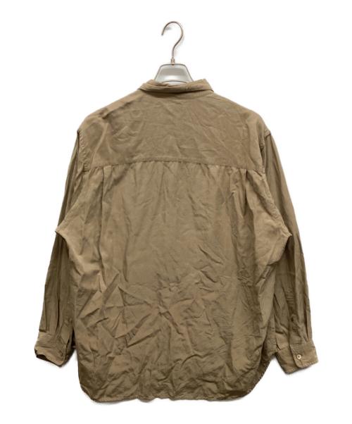 STEVEN ALAN（スティーブンアラン）STEVEN ALAN (スティーブンアラン) A DRESS REGULAR COLLAR SHIRT　レギュラーカラーシャツ ベージュ サイズ:Lの古着・服飾アイテム