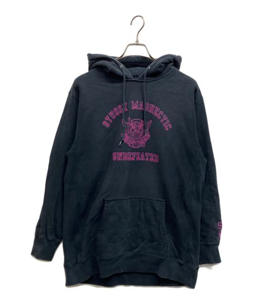 UNDEFEATED（アンディフィーテッド）UNDEFEATED (アンディフィーテッド) プリントパーカー ブラック サイズ:XLの古着・服飾アイテム