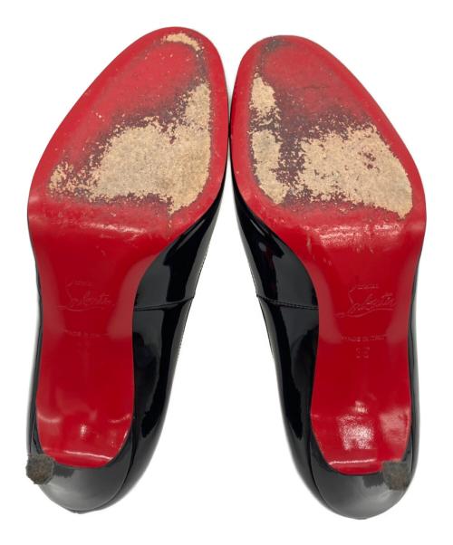 Christian Louboutin（クリスチャン・ルブタン）Christian Louboutin (クリスチャン・ルブタン) MISS GENA 85　ハイヒールエナメルパンプス　3080288 ブラック サイズ:SIZE 35の古着・服飾アイテム