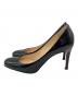 Christian Louboutin (クリスチャン・ルブタン) MISS GENA 85　ハイヒールエナメルパンプス　3080288 ブラック サイズ:SIZE 35：10000円