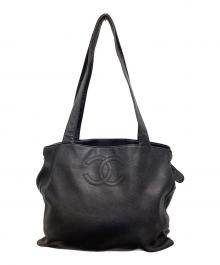 CHANEL（シャネル）の古着「ココマーク カーフレザートートバッグ」｜ブラック