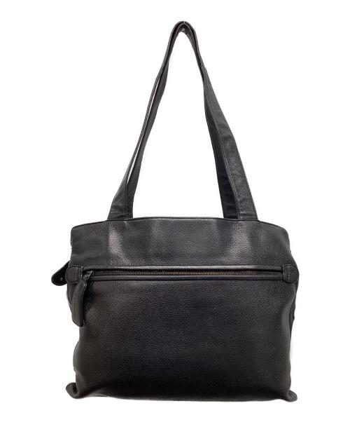 CHANEL（シャネル）CHANEL (シャネル) ココマーク カーフレザートートバッグ ブラックの古着・服飾アイテム