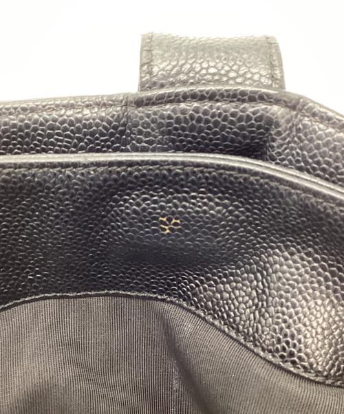 CHANEL（シャネル）CHANEL (シャネル) ココマーク カーフレザートートバッグ ブラックの古着・服飾アイテム