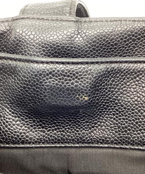 CHANEL（シャネル）CHANEL (シャネル) ココマーク カーフレザートートバッグ ブラックの古着・服飾アイテム