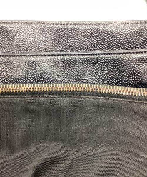 CHANEL（シャネル）CHANEL (シャネル) ココマーク カーフレザートートバッグ ブラックの古着・服飾アイテム