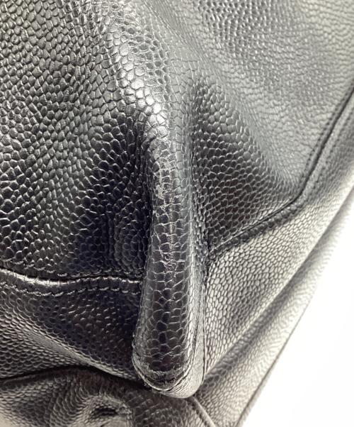 CHANEL（シャネル）CHANEL (シャネル) ココマーク カーフレザートートバッグ ブラックの古着・服飾アイテム