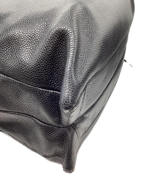 CHANEL（シャネル）CHANEL (シャネル) ココマーク カーフレザートートバッグ ブラックの古着・服飾アイテム