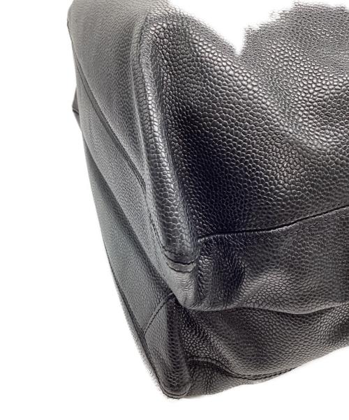 CHANEL（シャネル）CHANEL (シャネル) ココマーク カーフレザートートバッグ ブラックの古着・服飾アイテム