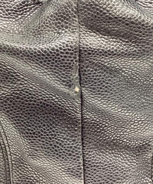 CHANEL（シャネル）CHANEL (シャネル) ココマーク カーフレザートートバッグ ブラックの古着・服飾アイテム